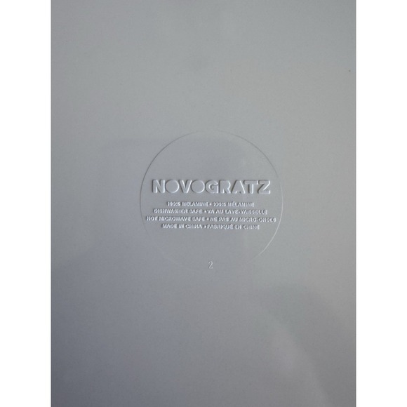 New Novogratz Melamine Holiday Christmas Car, Dog, Pine 9" Plates Collectible - Picture 2 of 3